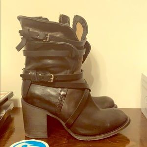 Freebird leather boots.